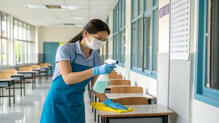 PERSONALE SCOLASTICO ADDETTO ALLA PULIZIA E SANIFICAZIONE NEGLI ISTITUTI SCOLASTICI (4h)